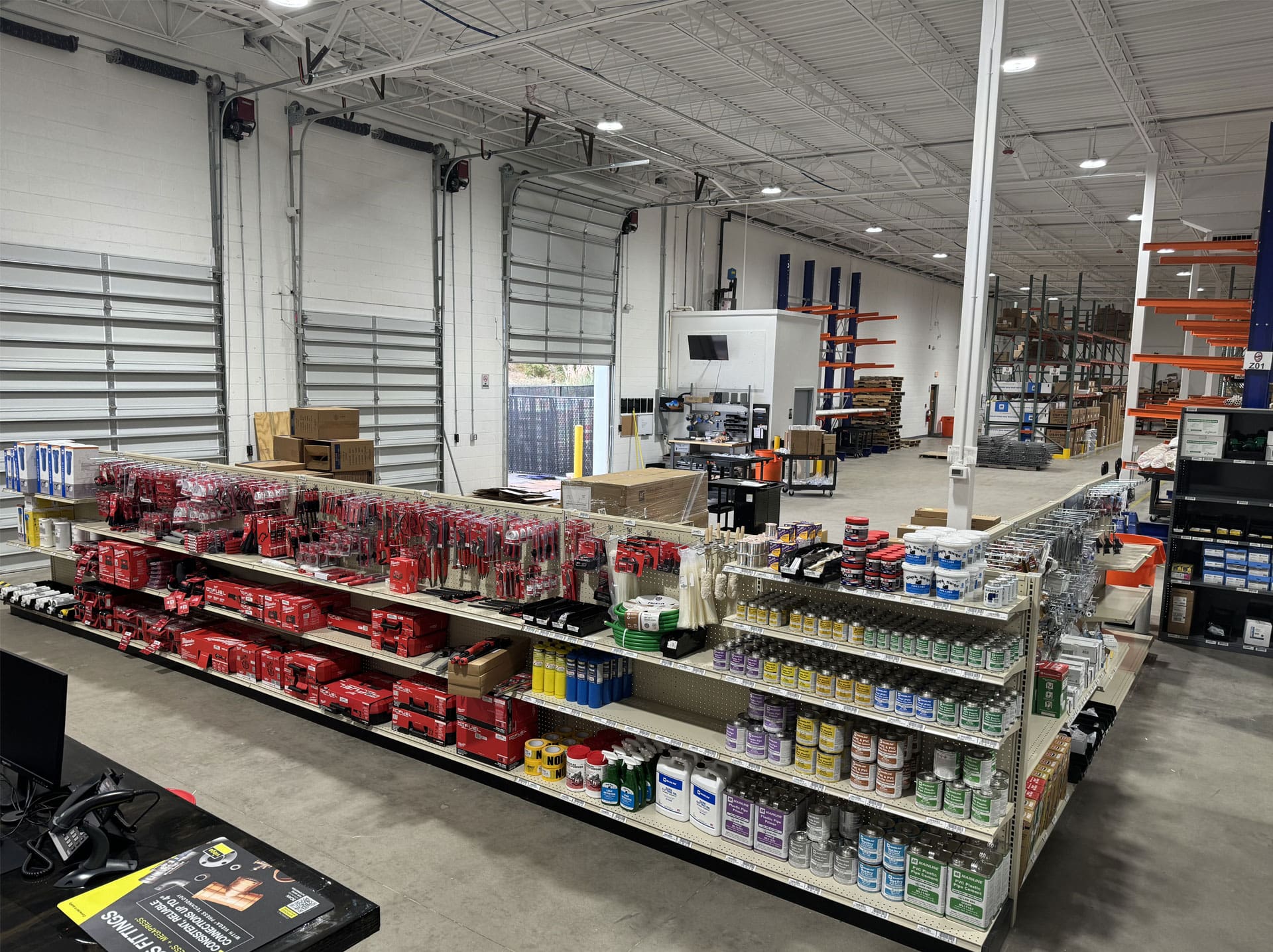 Hajoca Wilmington NC Wholesale Plumbing Supply House interior