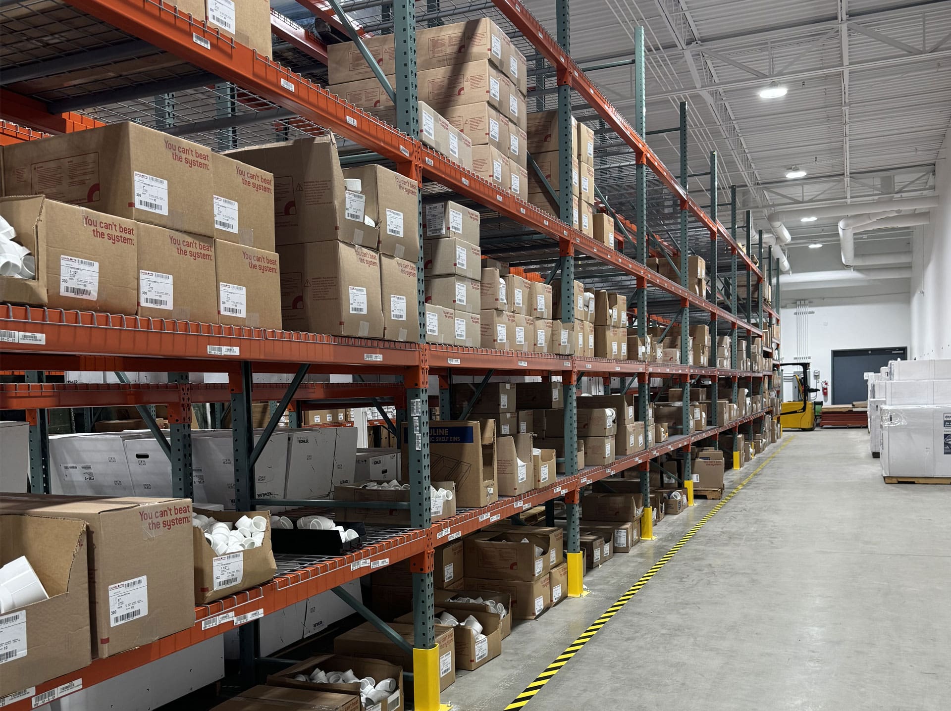 Hajoca Wilmington NC Wholesale Plumbing Supply House shelves